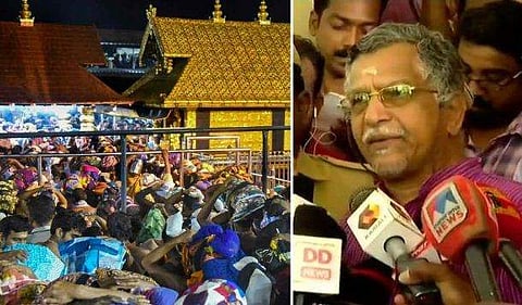 'ക്ഷേത്രം അടച്ചിടാന്‍ കൊട്ടാരത്തിന് അധികാരമുണ്ട്' ; ശബരിമലയിൽ നിലപാട് കടുപ്പിച്ച് പന്തളം കൊട്ടാരം