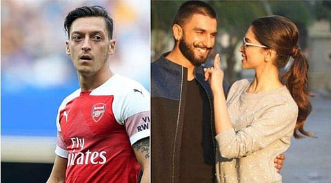 രണ്‍വീര്‍-ദീപിക വിവാഹത്തിന് അതിഥി ആഴ്‌സണലില്‍ നിന്നും? ഇന്ത്യയിലേക്ക് വരണമെന്ന് ഓസീല്‍