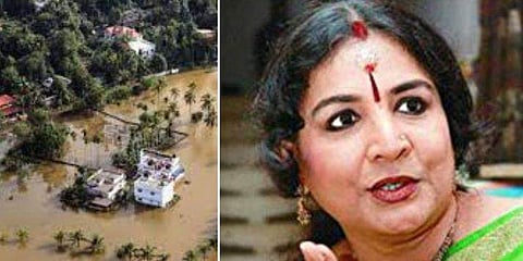 പ്രളയക്കെടുതി : നടി ജയഭാരതി 10 ലക്ഷം സംഭാവന നല്‍കി