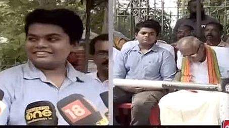 'അവന് ആഗ്രഹം പിണറായിയെപ്പോലെ പ്രസംഗിക്കാന്‍, ബിജെപിയില്‍ ചേരണമെന്ന് പറഞ്ഞാല്‍ തടയില്ല'