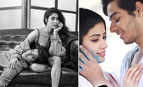 ജാന്‍വിയുടെ മടിയില്‍ തലവെച്ച് ഇഷാന്‍; മര്യാദയ്ക്ക് തുണി ഉടുത്തിട്ട് മതി മടിയില്‍ ആളെ കിടത്താനെന്ന് സോഷ്യല്‍ മീഡിയ