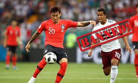 സൈനിക സേവനം താത്പര്യമില്ല; വ്യാജ രേഖകൾ സമർപ്പിച്ചു; ദക്ഷിണ കൊറിയൻ താരത്തിന് ഫുട്ബോളിൽ നിന്ന് ആജീവനാന്ത വിലക്ക്