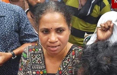 ശബരിമല ദർശനത്തിനായി വീണ്ടും മേരി സ്വീറ്റിയെത്തി; പ്രതിഷേധം ശക്തം; മടങ്ങുന്നു