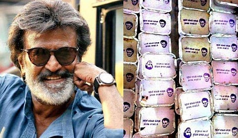 രജനീകാന്തിന്റെ ചിത്രം പതിച്ച ഭക്ഷണ പാക്കറ്റുകള്‍; ദുരിതാശ്വാസ പ്രവര്‍ത്തനത്തിന്റെ മറവില്‍ 'പബ്ലിസിറ്റി', തമിഴ്‌നാട്ടില്‍ പ്രതിഷേധം