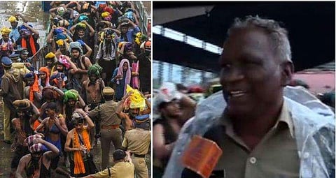 പ്രതിഷേധക്കാരെ ടാക്കിൾ ചെയ്യാൻ കറുത്ത മുത്തും ; ഐഎം വിജയൻ സ​ന്നി​ധാ​ന​ത്ത് സു​ര​ക്ഷാ ഡ്യൂട്ടിയി​ൽ