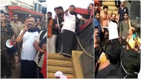 ആചാരലംഘനം നടത്തി; പരിഹാരക്രിയ ചെയ്തു; അയ്യപ്പന്‍ ക്ഷമിക്കട്ടെയെന്ന് വത്സന്‍ തില്ലങ്കേരി