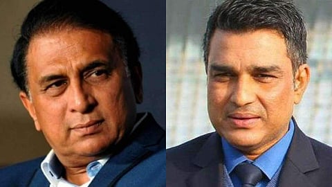 കമന്ററി ബോക്‌സിലെ ഗ്ലാസ് ഡോര്‍ തകര്‍ന്നു, തലനാരിഴയ്ക്ക് രക്ഷപെട്ട് ഗാവസ്‌കറും മഞ്ജരേക്കറും