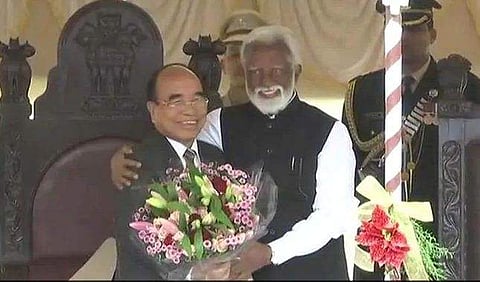 സോറംതാങ്ക  മിസോറാം മുഖ്യമന്ത്രിയായി സത്യപ്രതിജ്ഞ ചെയ്തു ; താന്‍ലൂയിയ ഉപമുഖ്യമന്ത്രി