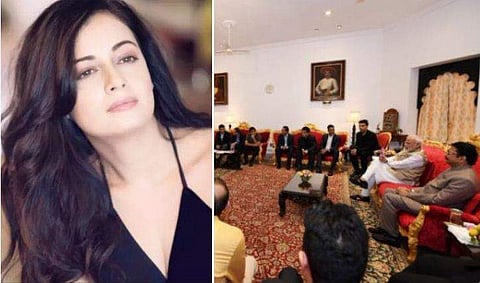 'ആ മുറിയില്‍ സ്ത്രീകള്‍ ഇല്ലാത്തതിന് എന്തെങ്കിലും കാരണമുണ്ടോ?'; പ്രധാനമന്ത്രിയേയും അക്ഷയ് കുമാറിനേയും വിമര്‍ശിച്ച് നടി ദിയ മിര്‍സ