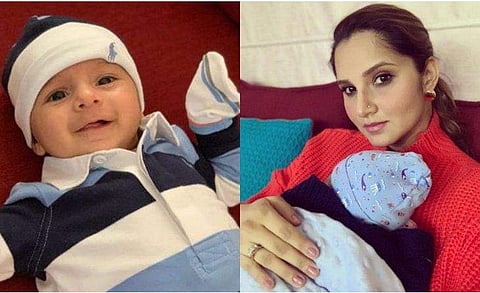 മകന്റെ മുഖം ആദ്യമായി പുറത്തുവിട്ട് സാനിയ; ലോകത്തോട് ഹായ് പറഞ്ഞ് കുഞ്ഞ് ഇസാന്‍ 