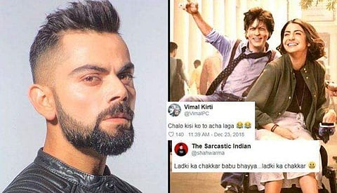 കോഹ് ലിയുടെ ട്വിറ്റര്‍ കൈകാര്യം ചെയ്യുന്നത് അനുഷ്‌ക? സീറോയെ പുകഴ്ത്തി പണി വാങ്ങി കോഹ് ലി