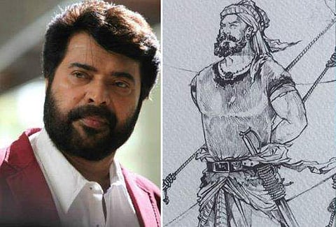 പടവാളേന്തി കുഞ്ഞാലി ; മമ്മൂട്ടിയുടെ ക്യാരക്ടർ ലുക്ക് വൈറലാകുന്നു