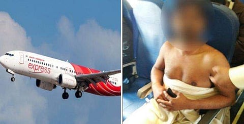 പറക്കുന്ന വിമാനത്തിൽ ന​ഗ്നനായി യാത്ര ; സ്തബ്ധരായി യാത്രക്കാർ ; കസ്റ്റഡിയിൽ