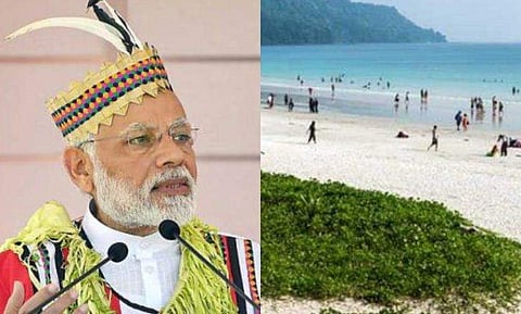 ആന്‍ഡമാനിലെ മൂന്ന് ദ്വീപുകൾ ഇനിമുതൽ പുതിയ പേരിൽ; നേതാജിക്കുള്ള ആദരമെന്ന് മോദി 