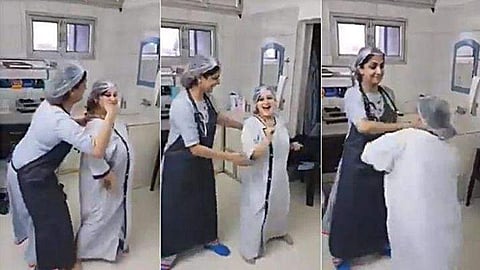 പ്രസവത്തിന് നിമിഷങ്ങള്‍ക്ക് മുന്‍പ് ലേബര്‍ റൂമിലിങ്ങനെ നൃത്തം ചെയ്താല്‍ രസമാണ്: കൂടെ ഡോക്ടറുമുണ്ടെങ്കില്‍ പൊളിക്കും