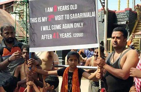 ശബരിമല പ്രതിഷേധത്തില്‍ കുട്ടികളെ കവചമായി ഉപയോഗിച്ചു ; കേസെടുക്കാന്‍ ഡിജിപിക്ക് ബാലാവകാശ കമ്മീഷന്റെ നിര്‍ദ്ദേശം