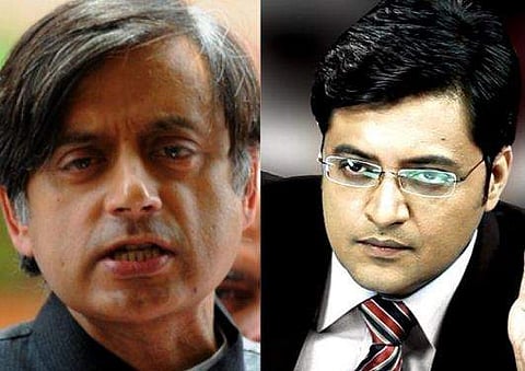 കേസുമായി ബന്ധപ്പെട്ട രഹസ്യ രേഖകൾ പുറത്തുവിട്ടു; ശ​ശി ത​രൂരിന്റെ പരാതിയിൽ അ​ർ​ണാ​ബ് ഗോ​സ്വാ​മി​ക്കെ​തിരെ കേ​സെ​ടു​ക്കാ​ൻ ഉ​ത്ത​ര​വ്