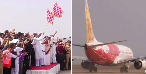 പറന്നുയർന്ന് കണ്ണൂർ ; ആദ്യ സർവീസ് അബുദാബിയിലേക്ക്