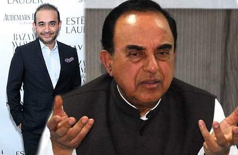 'നീരവ് മോദി തട്ടിപ്പു നടത്തിയപ്പോൾ ജെയ്റ്റ്ലിയും ധനമന്ത്രാലയവും ഉറങ്ങുകയായിരുന്നോ ?' ; കേന്ദ്രസർക്കാരിനെതിരെ സുബ്രഹ്മണ്യൻ സ്വാമി