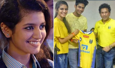 'ദൈവത്തിന്റെ ആരാധിക'; സച്ചിനൊപ്പമുള്ള ചിത്രം പങ്കുവെച്ച് പ്രിയ