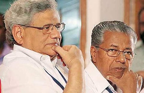 'ചീഫ് ജസ്റ്റിസിനെതിരായ ഇംപീച്ച്‌മെന്റ് നീക്കം പിണറായി വിജയനെ ലക്ഷ്യമിട്ട്' ; സിപിഎം ജില്ലാ സമ്മേളനത്തില്‍ യെച്ചൂരിക്ക് വിമര്‍ശനം