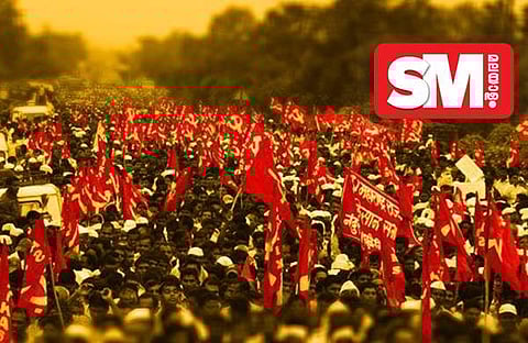 മഹാരാഷ്ട്രയെ ചുവപ്പു കടലാക്കി കര്‍ഷക പ്രക്ഷോഭം; ലോങ് മാര്‍ച്ച് ശക്തിപ്രാപിക്കുന്നു(വീഡിയോ) 