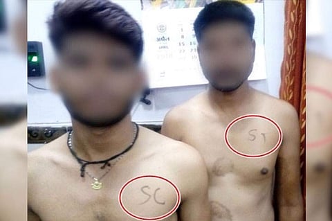 പൊലീസ് റിക്രൂട്ട്‌മെന്റിനിടെ പട്ടികജാതി -വര്‍ഗ ഉദ്യോഗാര്‍ത്ഥികളുടെ ജാതി തിരിച്ച് നെഞ്ചിലെഴുതി; വിചിത്രവാദവുമായി പൊലിസ്