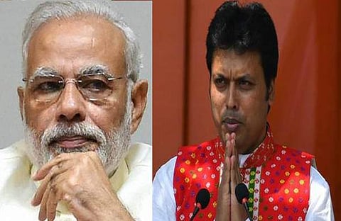 തുടര്‍ച്ചയായ വിവാദ പ്രസംഗങ്ങള്‍ : ത്രിപുര മുഖ്യമന്ത്രിയെ പ്രധാനമന്ത്രി ഡല്‍ഹിക്ക് വിളിപ്പിച്ചു