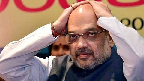 അമിത് ഷായ്ക്ക് വേണ്ടി ഹെലിപാഡ് നിർമ്മിക്കാൻ കൃഷിസ്ഥലം നശിപ്പിച്ചു ; ബിജെപിക്കെതിരെ പരാതിയുമായി കർഷകൻ