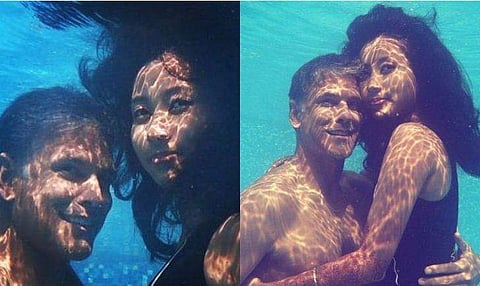 വെള്ളത്തിനടിയില്‍ മധുവിധു ആഘോഷിച്ച് മിലിന്ദ് സോമനും അങ്കിതയും! ചിത്രങ്ങള്‍ കാണാം