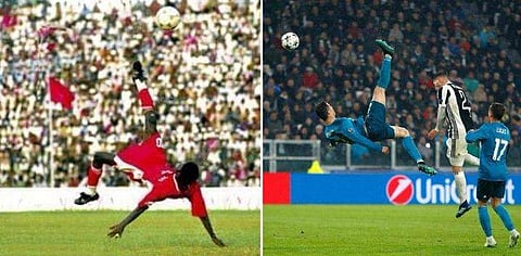 ഇതൊക്കെ നമ്മള്‍ പണ്ടേ വിട്ട ഏരിയകളല്ലേ; കോഴിക്കോടിന്റെ മണ്ണില്‍ പിറന്നിട്ടുണ്ട് ഈ ബൈസിക്കിള്‍ കിക്ക്‌