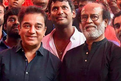 'രജനീകാന്തിനെ കിട്ടി പക്ഷേ ചോദിച്ച വെള്ളം കിട്ടിയില്ല'; രജനീകാന്തിനെ പുറത്തുള്ളവനാക്കി കമലഹാസന്‍ 