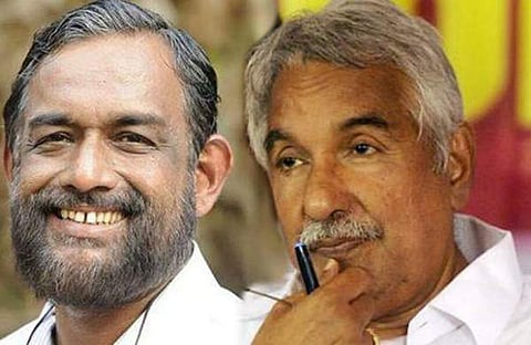 സത്യന്‍ മൊകേരിയും ഉമ്മന്‍ചാണ്ടിയും