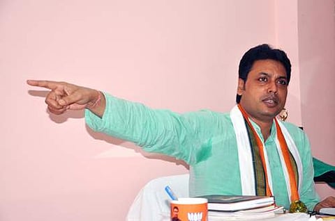 ത്രിപുരയില്‍ കോണ്‍ഗ്രസ് പ്രക്ഷോഭത്തിലേയ്ക്ക്; ബിപ്ലബ് കുമാര്‍ ദേബ് സര്‍ക്കാര്‍ ബ്രിട്ടിഷ് ഭരണത്തേക്കാള്‍ മോശം