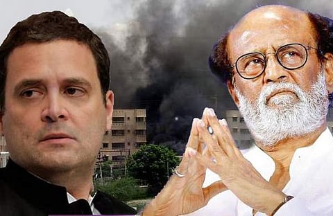 തൂത്തുക്കുടി വെടിവെയ്പ് ഭരണകൂട ഭീകരതയുടെ ഉത്തമ ഉദാഹരണം: തമിഴ്‌നാട് സര്‍ക്കാരിനെതിരെ ആഞ്ഞടിച്ച് രാഹുലും രജനിയും