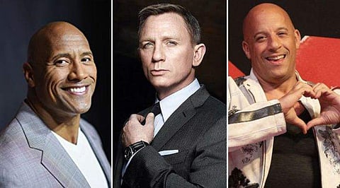 ഹോളിവുഡില്‍ ഏറ്റവും പ്രതിഫലം 'ജെയിംസ് ബോണ്ടിന്'; വമ്പന്‍ താരങ്ങള്‍ വാങ്ങുന്ന പ്രതിഫലം പുറത്ത്