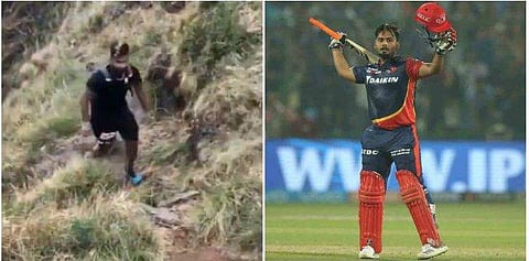 മറ്റുള്ളവരുടെ ഫിറ്റ്‌നസ് ചലഞ്ചൊക്കെ എന്ത്; മല കയറി റിഷഭ്‌