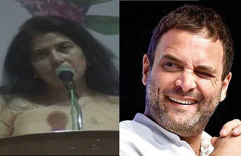 രാഹുല്‍ ഗാന്ധി 'മന്ദബുദ്ധി`; കോണ്‍ഗ്രസ് അധ്യക്ഷനെ അധിക്ഷേപിച്ച് ബിജെപിയുടെ വനിതാ എംപി