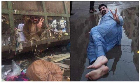 നിങ്ങള്‍ കണ്ട തിരഞ്ഞെടുപ്പ് പ്രചരണങ്ങള്‍ ഒന്നുമല്ല; വോട്ടിനുവേണ്ടി ഓടയിലിറങ്ങി ഫോട്ടോയ്ക്ക് പോസ് ചെയ്ത് മലിനജലം കുടിച്ച് ഒരു നേതാവ് 