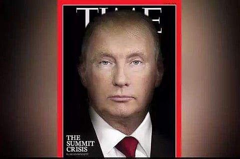 ട്രംപോ അതോ പുടിനോ? മോര്‍ഫ് ചെയ്ത 'ട്രംപുടിനു'മായി ടൈം മാഗസിന്‍ കവര്‍ ചിത്രം