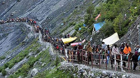 ജമ്മുവില്‍ മണ്ണിടിച്ചില്‍; അമര്‍നാഥ് യാത്രാസംഘത്തിലെ അഞ്ചുപേര്‍ മരിച്ചു