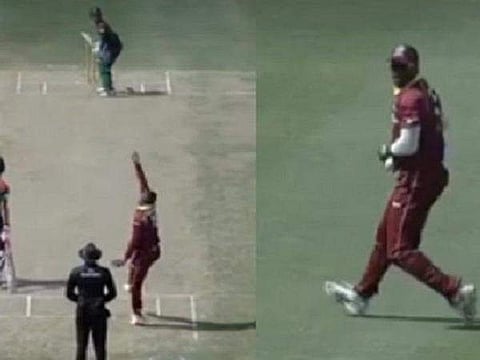 പന്ത് നേരെ സെക്കന്‍ഡ് സ്ലിപ്പിലേക്ക്, വിചിത്ര നോബോളുമായി വെസ്റ്റ് ഇന്‍ഡീസ് താരം