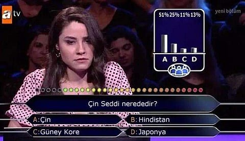 ചൈനയിലെ വന്‍മതില്‍ ഏത് രാജ്യത്താണ്? ആരാകും കോടീശ്വരനില്‍ മത്സരാര്‍ത്ഥി ഉപയോഗിച്ചത് രണ്ട് ലൈഫ്‌ലൈനുകള്‍ !