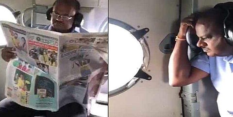 ആ ദൃശ്യങ്ങള്‍ വെറും വിവാദത്തിന് വേണ്ടി മാത്രം;  കുമാരസ്വാമിയുടെ 'വിവാദ പത്ര വായന' രണ്ടാം ഘട്ട വ്യോമനിരീക്ഷണത്തിന് ശേഷമെന്ന് തെളിവുകള്‍ (വീഡിയോ)