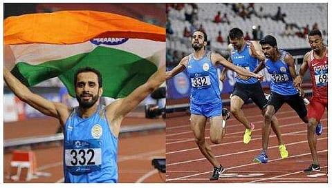 ഏഷ്യന്‍ ഗെയിംസ്; 800മീറ്ററില്‍ സുവര്‍ണ്ണ നേട്ടവുമായി മന്‍ജിത്ത് സിങ്ങും വെള്ളി നേടി ജിന്‍സണ്‍ ജോണ്‍സും