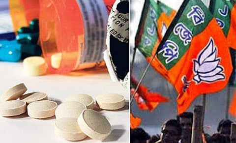 ലോക്‌സഭാ തെരഞ്ഞടുപ്പ് വിളിപ്പാടകലെ; സര്‍ക്കാരിറക്കുന്ന മരുന്നിലും ഭാരതീയ ജനതാ പാര്‍ട്ടിയെന്ന് മുദ്രകുത്തല്‍ 