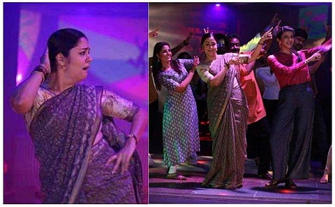 ജിമിക്കിക്കമ്മലിന് ചുവടുവച്ച് ജ്യോതിക; വൈറലായി ഗാനരംഗങ്ങള്‍ 