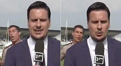 കളിയില്‍ ഫോമിലല്ല എങ്കിലും കളിയാക്കാന്‍ ക്രിസ്റ്റിയാനോ ഫോമിലാണ്; ഇരയായത് റിപ്പോര്‍ട്ടര്‍