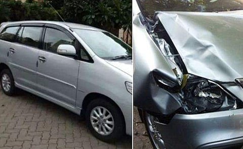 സ്വര്‍ണ്ണം കൊണ്ടുപോയ കാറില്‍ ഇന്നോവ ഇടിപ്പിച്ചു; അപകടത്തിന്റെ മറവില്‍ കാറുമായി കടന്നു; വന്‍ സ്വര്‍ണക്കവര്‍ച്ച