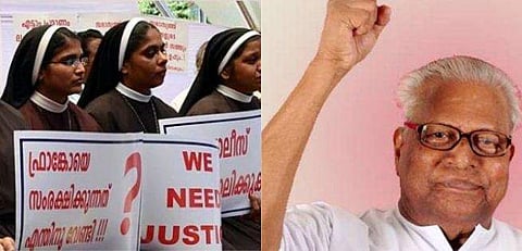 കന്യാസ്ത്രീകളുടെ സമരം വിജയിച്ചുവെന്ന് വിഎസ്; കണ്ണീരിന്റെ വിജയമെന്ന് സമരസമിതി